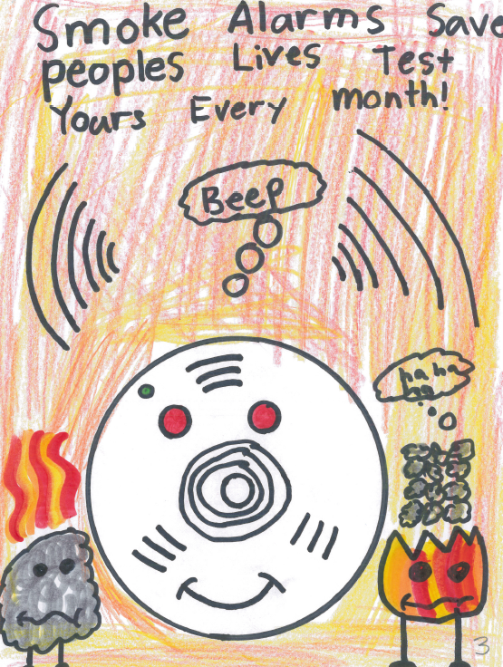 Smoke alarm poster